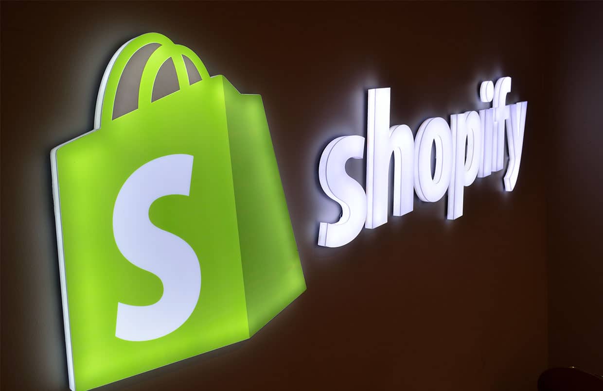 Österreich: Shopify-Shops: Logo von Shopify